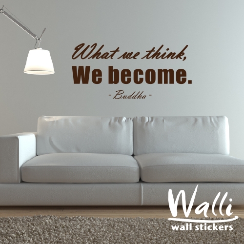   - What we think we become-2
